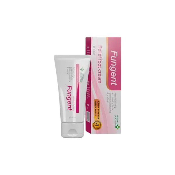 Fungent crema antifúngica natural para eliminar hongos y regenerar la piel de los pies