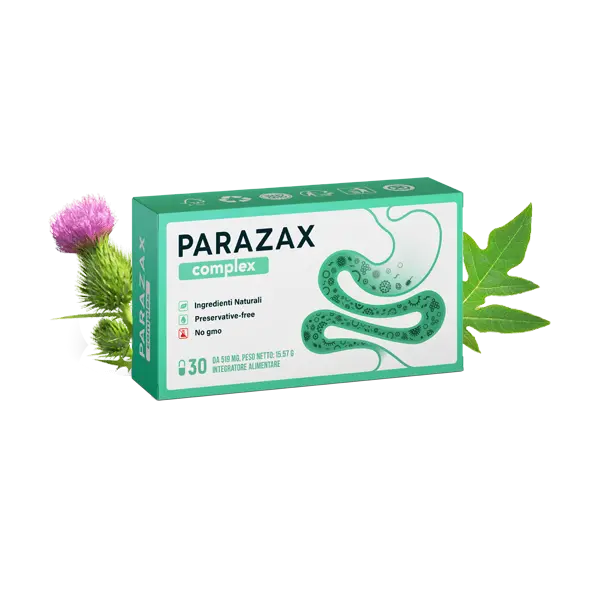 Parazax Complex : suplemento natural en cápsulas para el bienestar digestivo y protección frente a parásitos